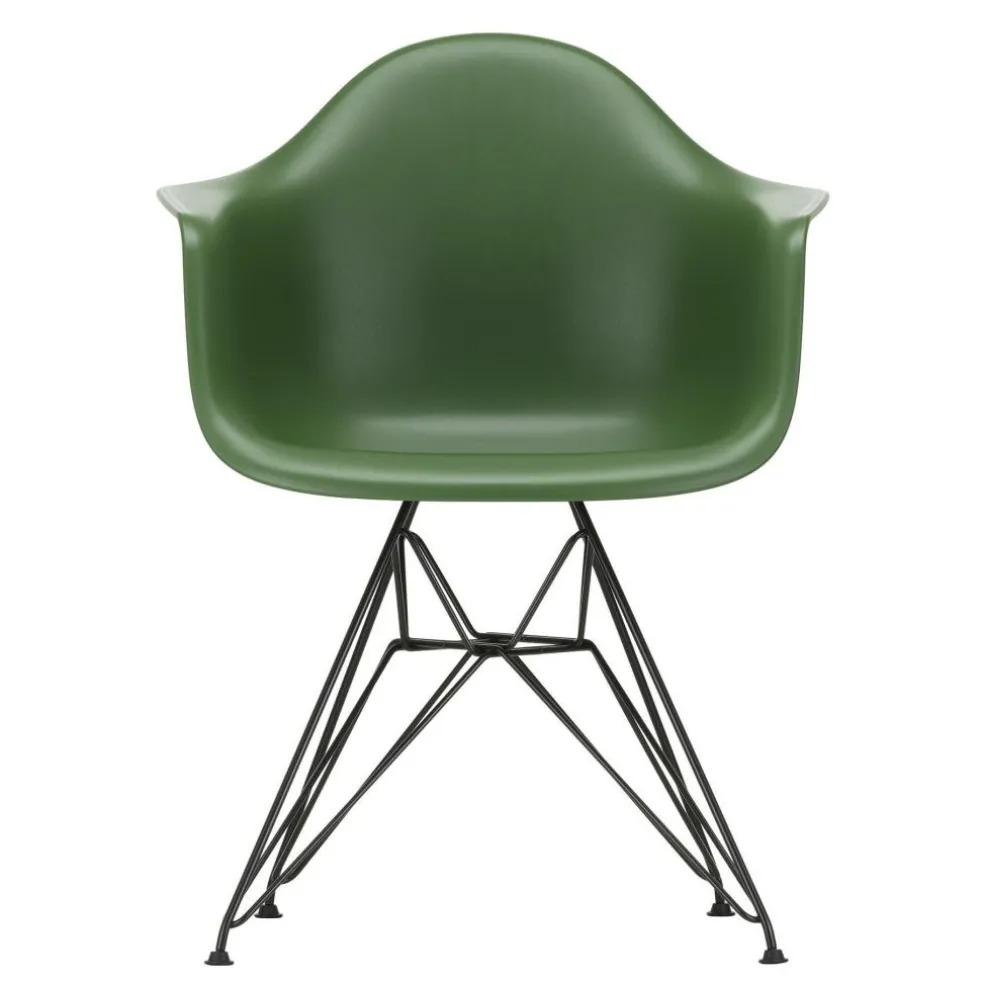 Eames Plastic Armchair DAR RE Gestell schwarz