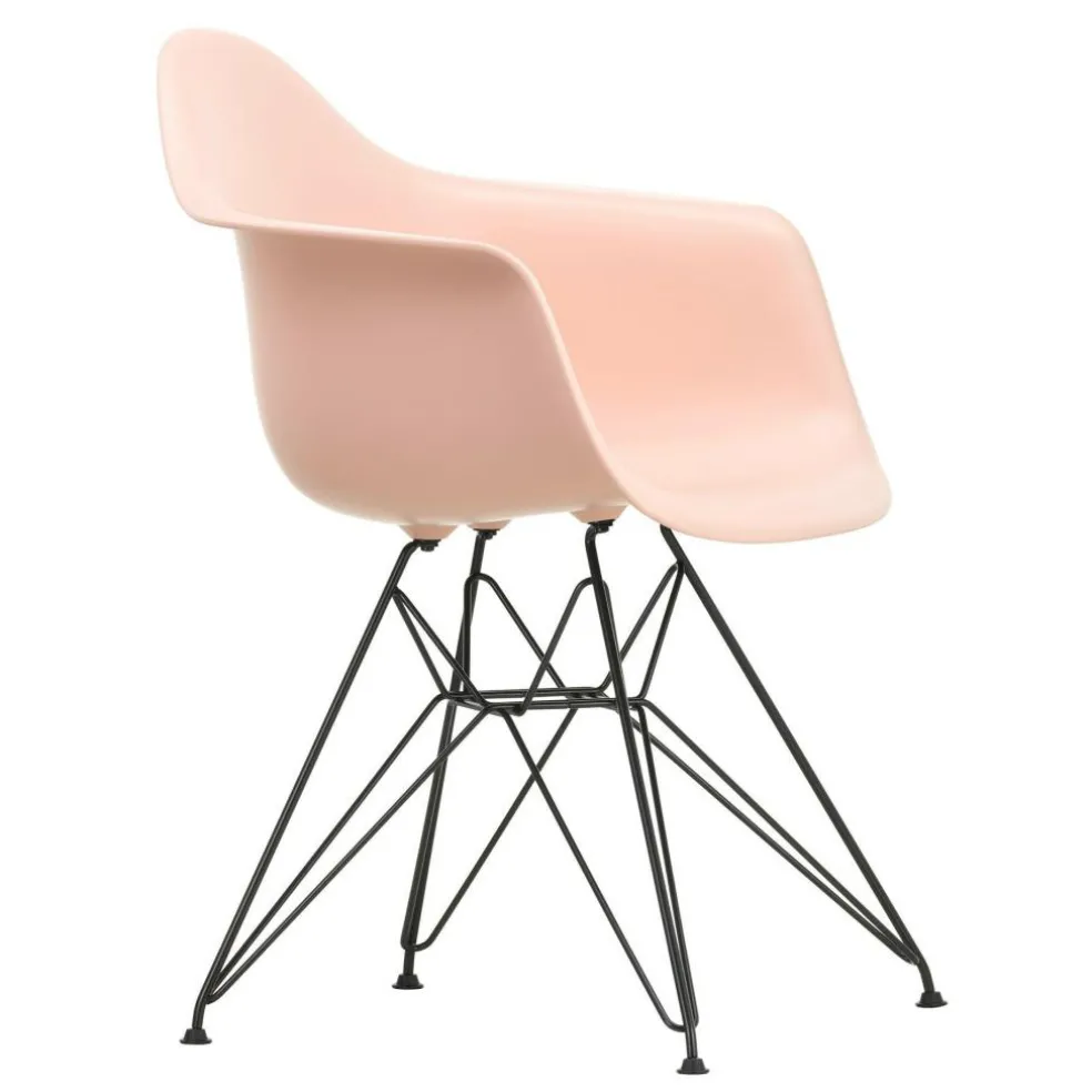 Eames Plastic Armchair DAR RE Gestell schwarz