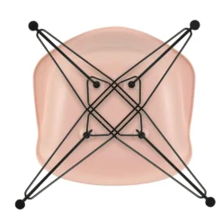 Eames Plastic Armchair DAR RE Gestell schwarz