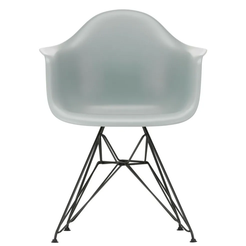 Eames Plastic Armchair DAR RE Gestell schwarz