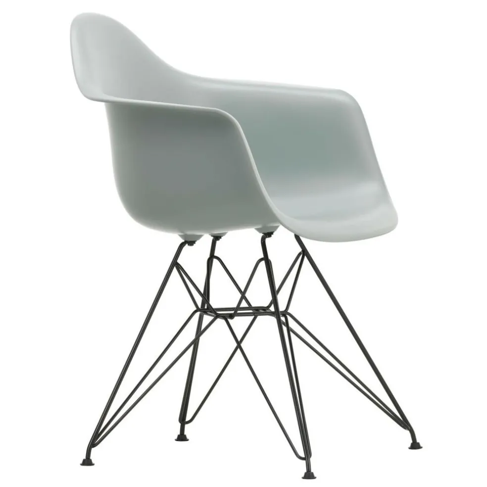 Eames Plastic Armchair DAR RE Gestell schwarz