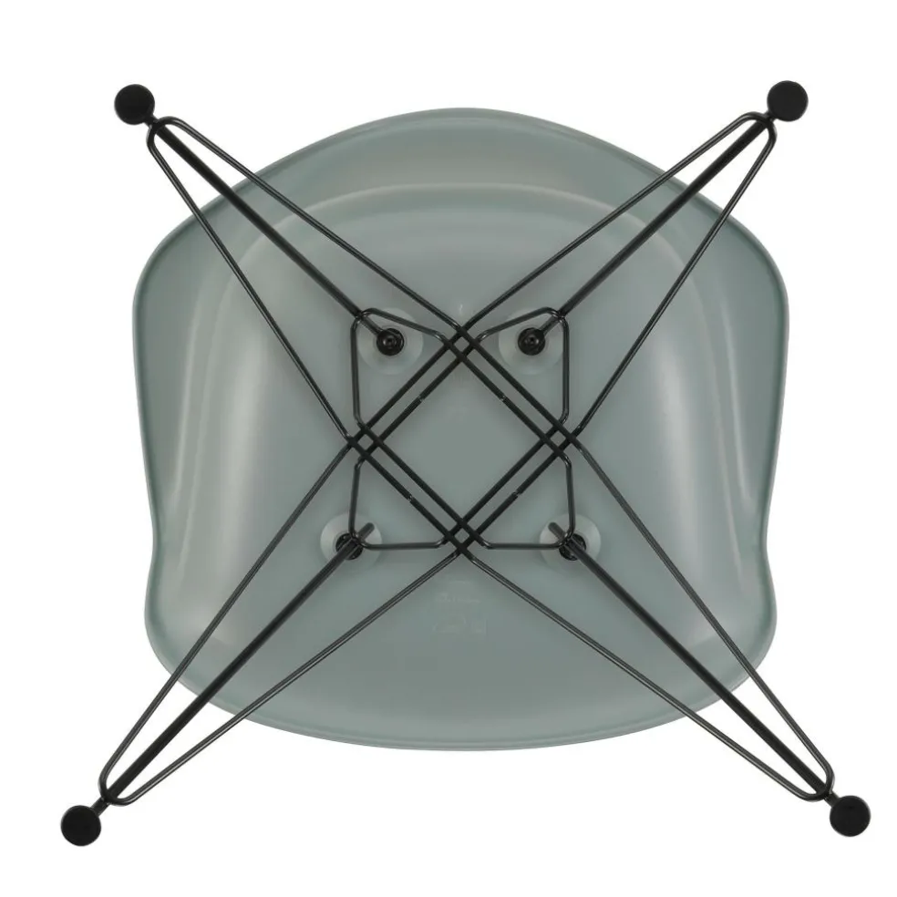Eames Plastic Armchair DAR RE Gestell schwarz