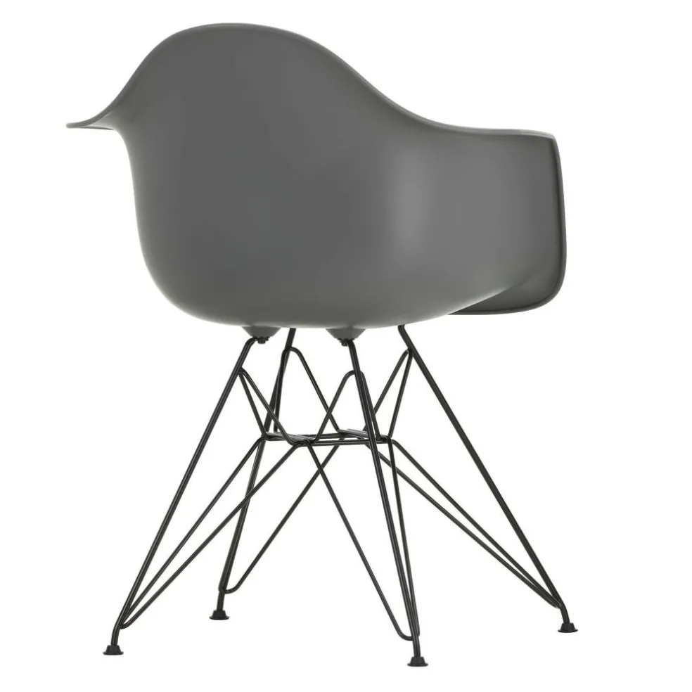 Eames Plastic Armchair DAR RE Gestell schwarz