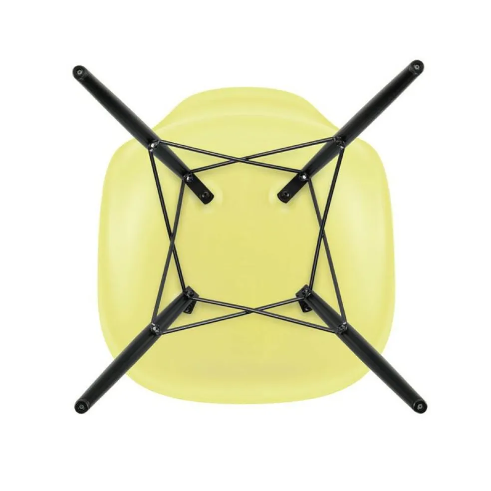Eames Plastic Side Chair DSW RE Ahorn schwarz