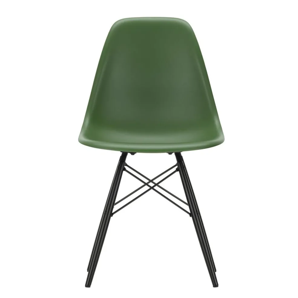 Eames Plastic Side Chair DSW RE Ahorn schwarz