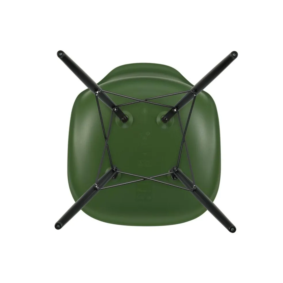Eames Plastic Side Chair DSW RE Ahorn schwarz
