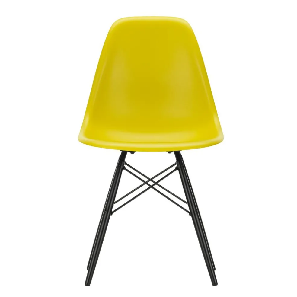 Eames Plastic Side Chair DSW RE Ahorn schwarz