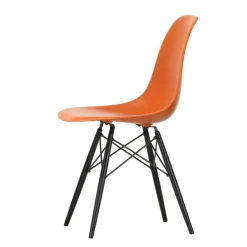 Eames Plastic Side Chair DSW RE Ahorn schwarz