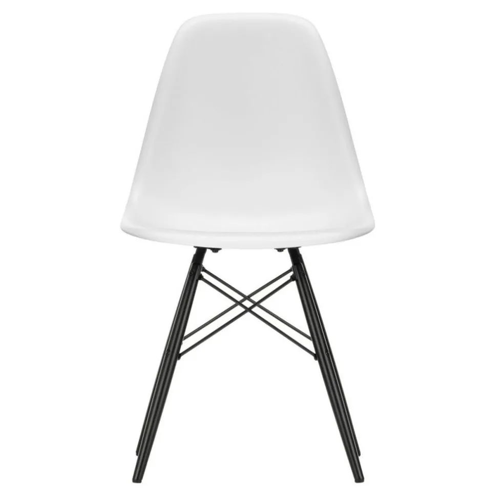 Eames Plastic Side Chair DSW RE Ahorn schwarz