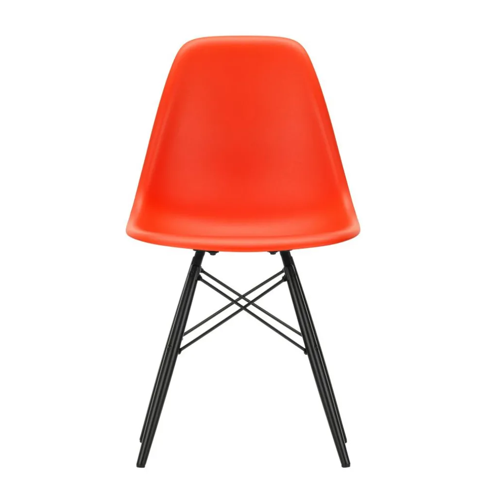 Eames Plastic Side Chair DSW RE Ahorn schwarz