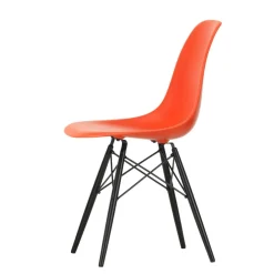 Eames Plastic Side Chair DSW RE Ahorn schwarz