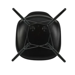 Eames Plastic Side Chair DSW RE Ahorn schwarz