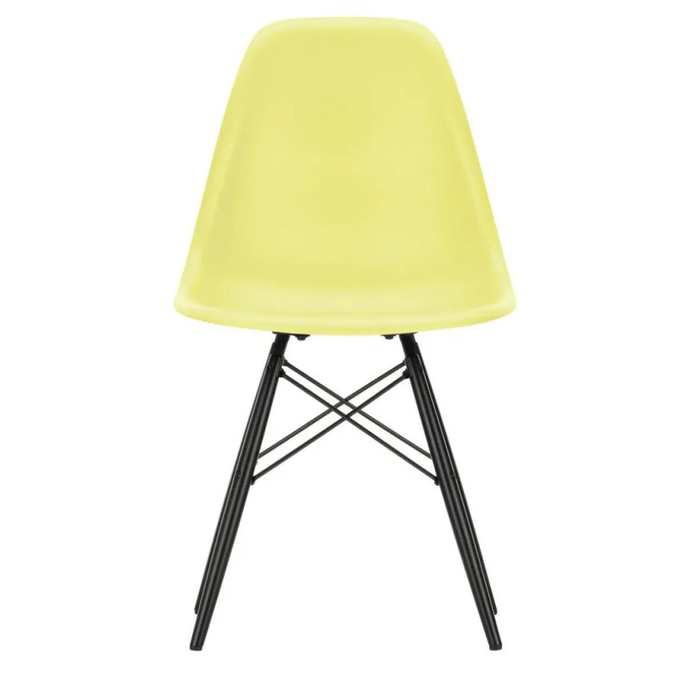 Eames Plastic Side Chair DSW RE Ahorn schwarz