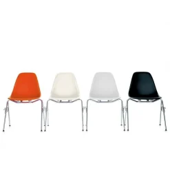 Eames Plastic Side Chair DSS RE Gestell verchromt