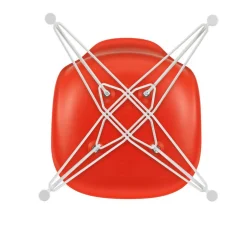 Eames Plastic Side Chair DSR RE Gestell weiß