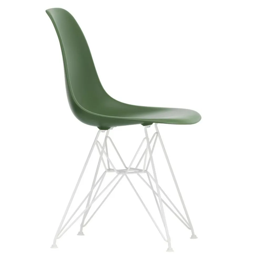 Eames Plastic Side Chair DSR RE Gestell weiß