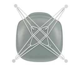 Eames Plastic Side Chair DSR RE Gestell weiß