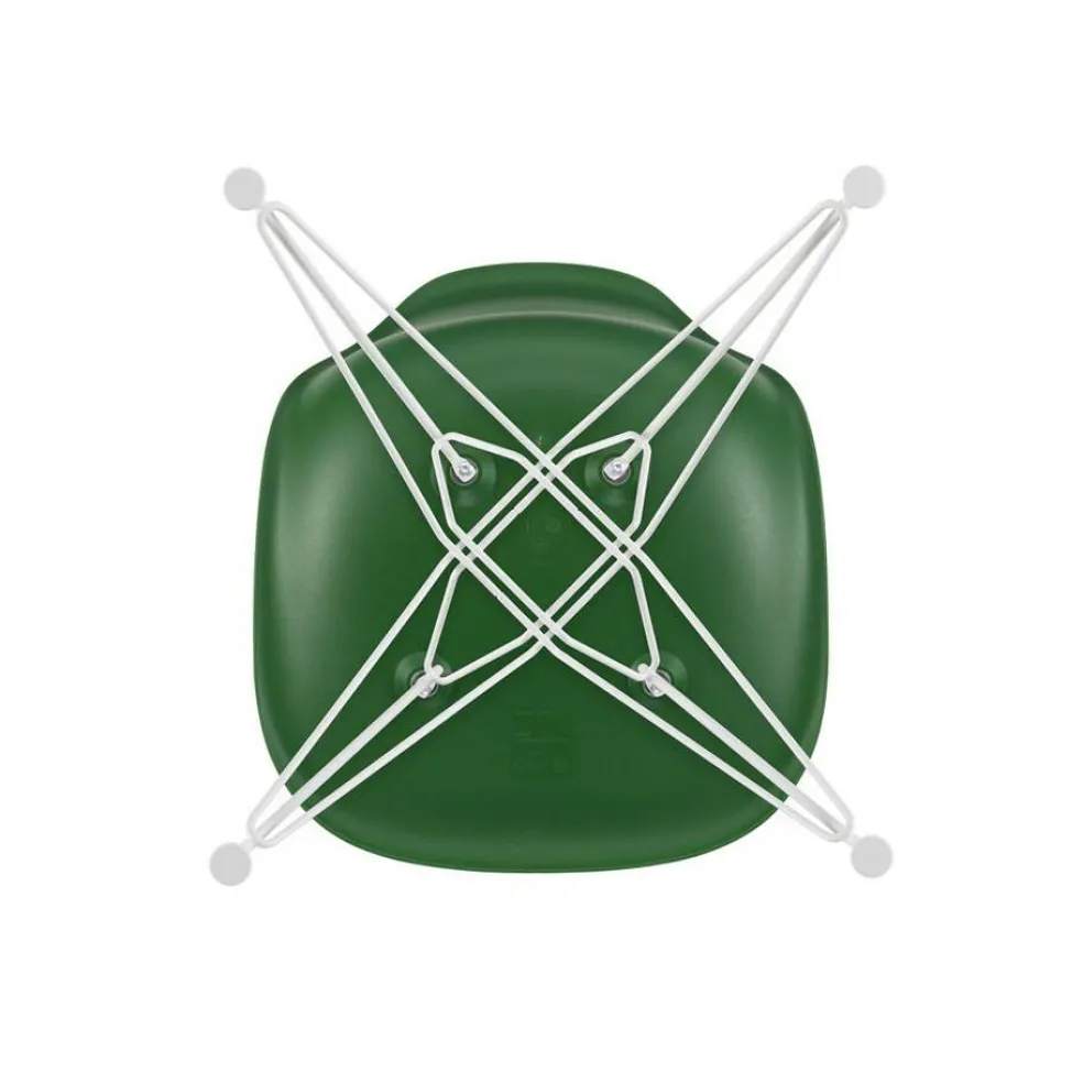Eames Plastic Side Chair DSR RE Gestell weiß