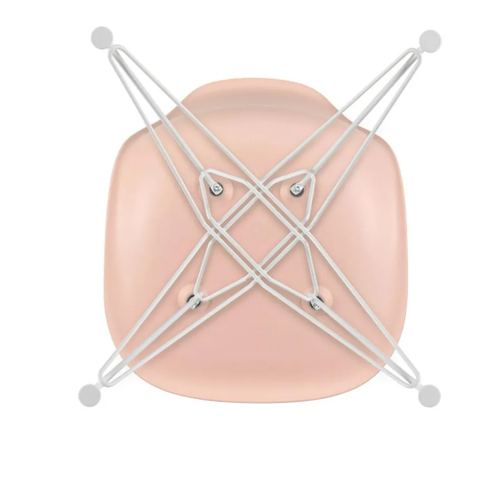 Eames Plastic Side Chair DSR RE Gestell weiß