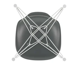 Eames Plastic Side Chair DSR RE Gestell weiß