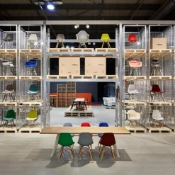 Eames Plastic Side Chair DSW RE Ahorn gelblich