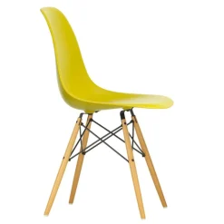 Eames Plastic Side Chair DSW RE Ahorn gelblich