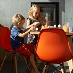 Eames Plastic Side Chair DSW Ahorn gelblich