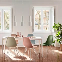 Eames Plastic Side Chair DSX Gestell weiß