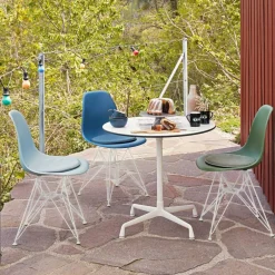 Eames Plastic Side Chair DSR Gestell weiß