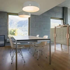Eames Plastic Side Chair DSR RE verchromt