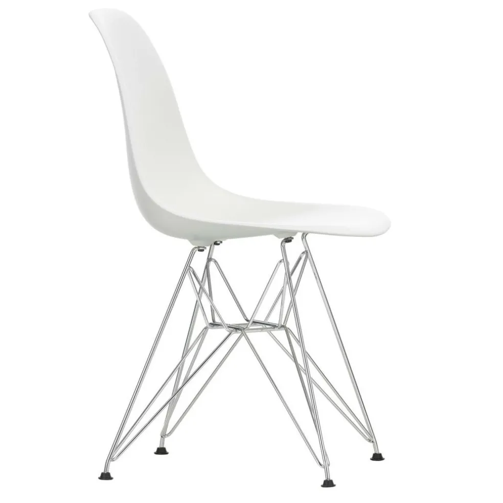 Eames Plastic Side Chair DSR verchromt