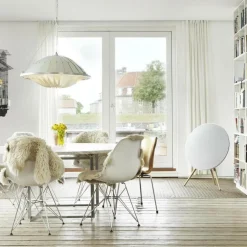 Eames Plastic Side Chair DSR verchromt