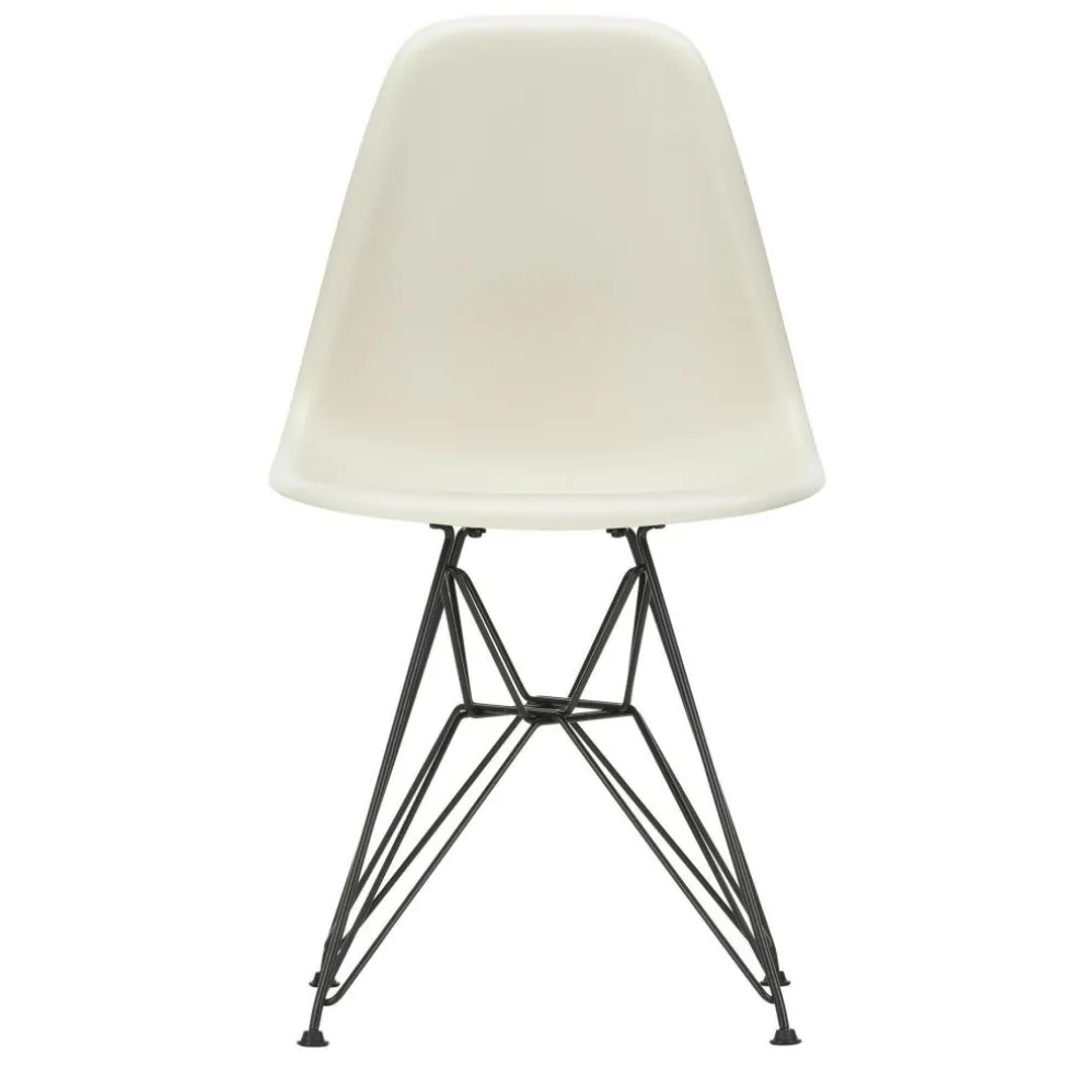 Eames Plastic Side Chair DSR RE Gestell schwarz