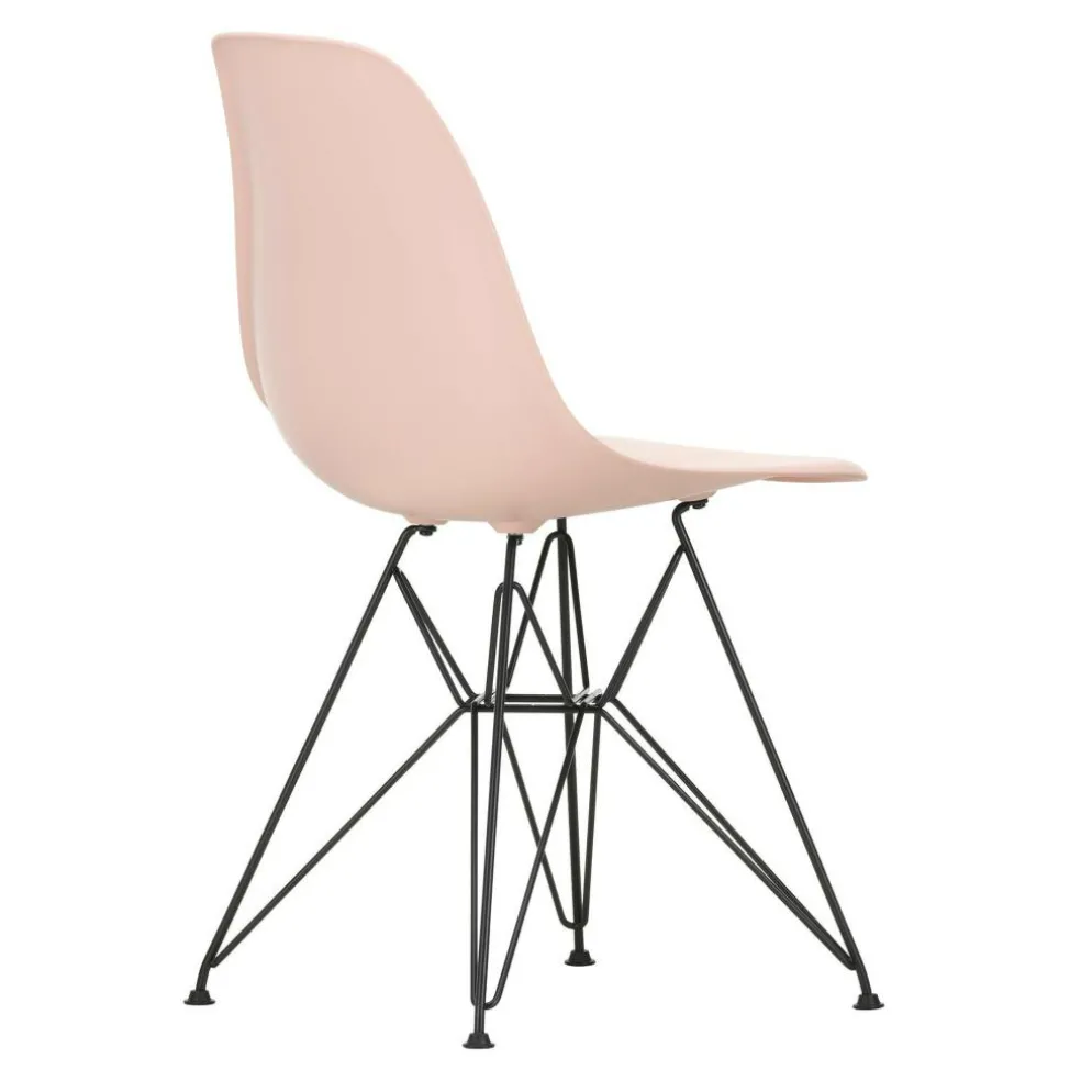 Eames Plastic Side Chair DSR RE Gestell schwarz