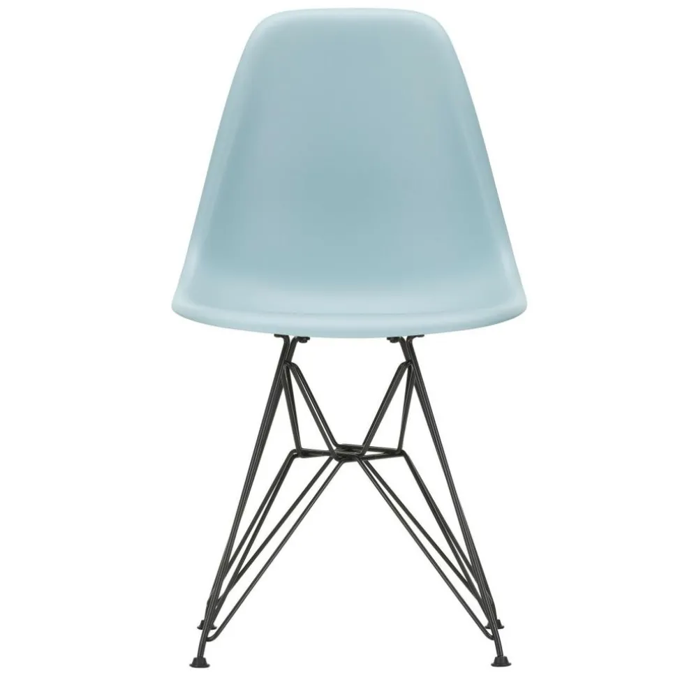 Eames Plastic Side Chair DSR RE Gestell schwarz