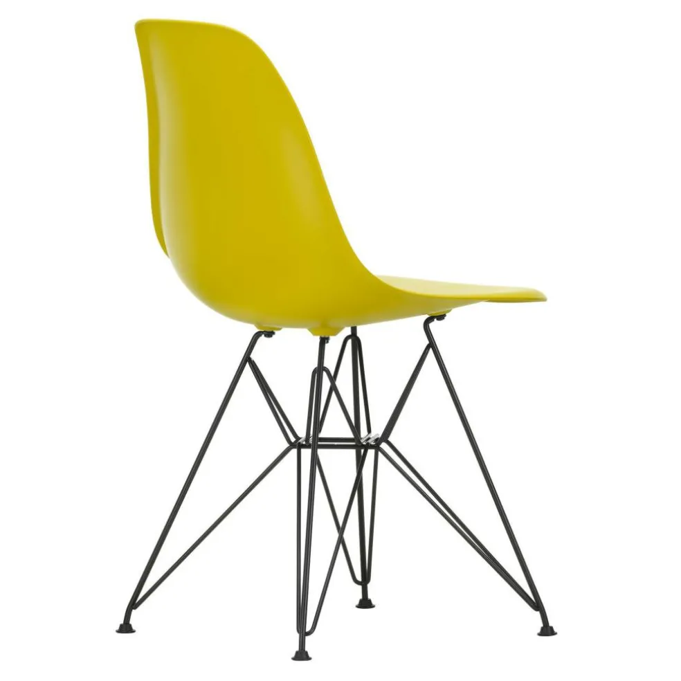 Eames Plastic Side Chair DSR RE Gestell schwarz