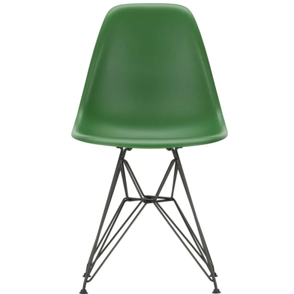 Eames Plastic Side Chair DSR RE Gestell schwarz