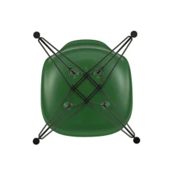 Eames Plastic Side Chair DSR RE Gestell schwarz