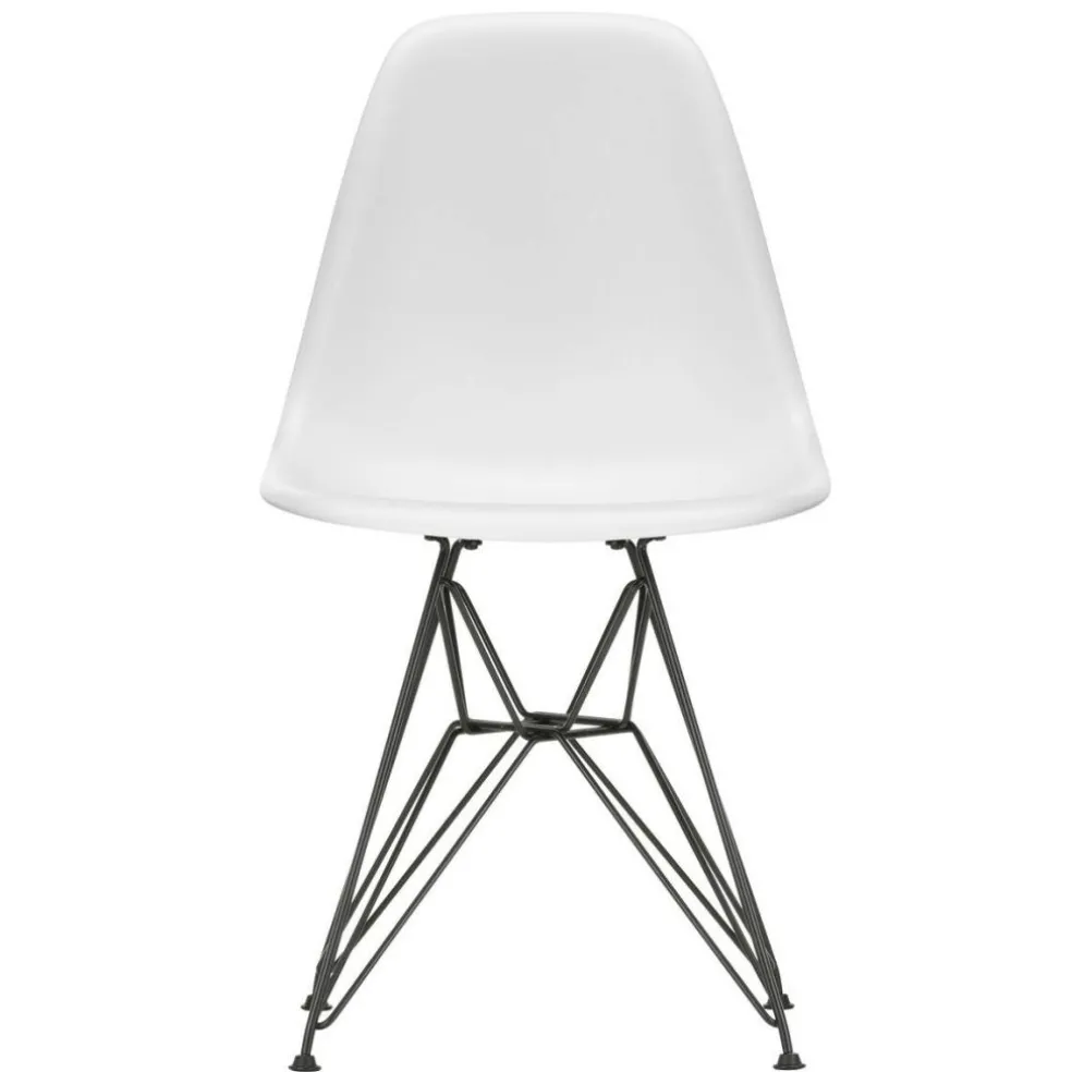 Eames Plastic Side Chair DSR RE Gestell schwarz