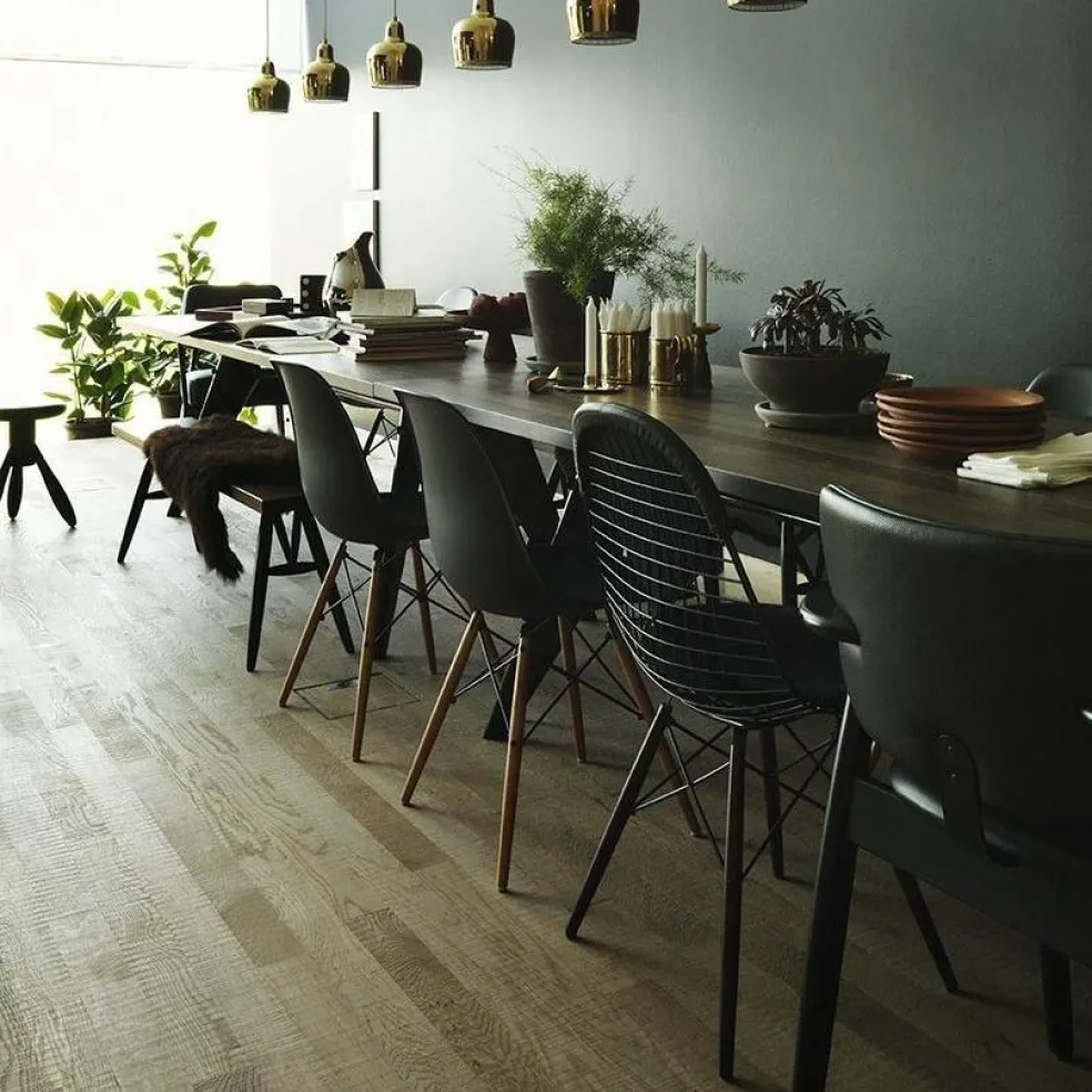 Eames Plastic Side Chair DSW RE Ahorn dunkel