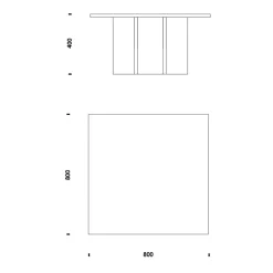 Edge Beistelltisch L