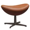 Egg/Das Ei™ Fußhocker Leder Gestell Braun Bronze
