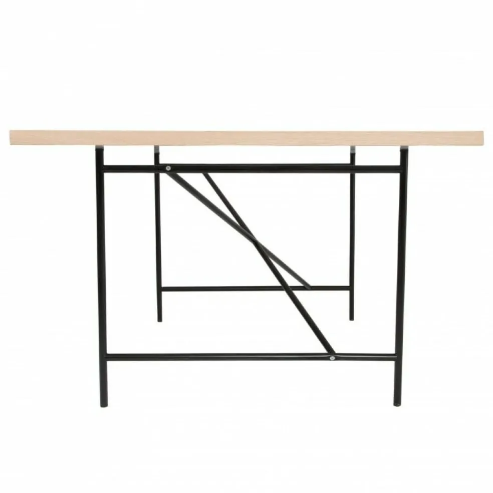 Eiermann 1 Tisch 200x90cm Gestell mittig 110x66x78cm