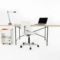 Eiermann 1 Tisch 160x80cm Gestell mittig 110x66x66cm