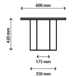 Epic Kaffeetisch Ø60cm Travertin