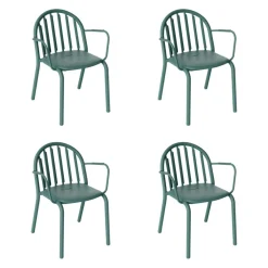 Exklusive Edition Fred's Gartenarmlehnstuhl 4er Set