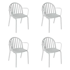 Exklusive Edition Fred's Gartenarmlehnstuhl 4er Set
