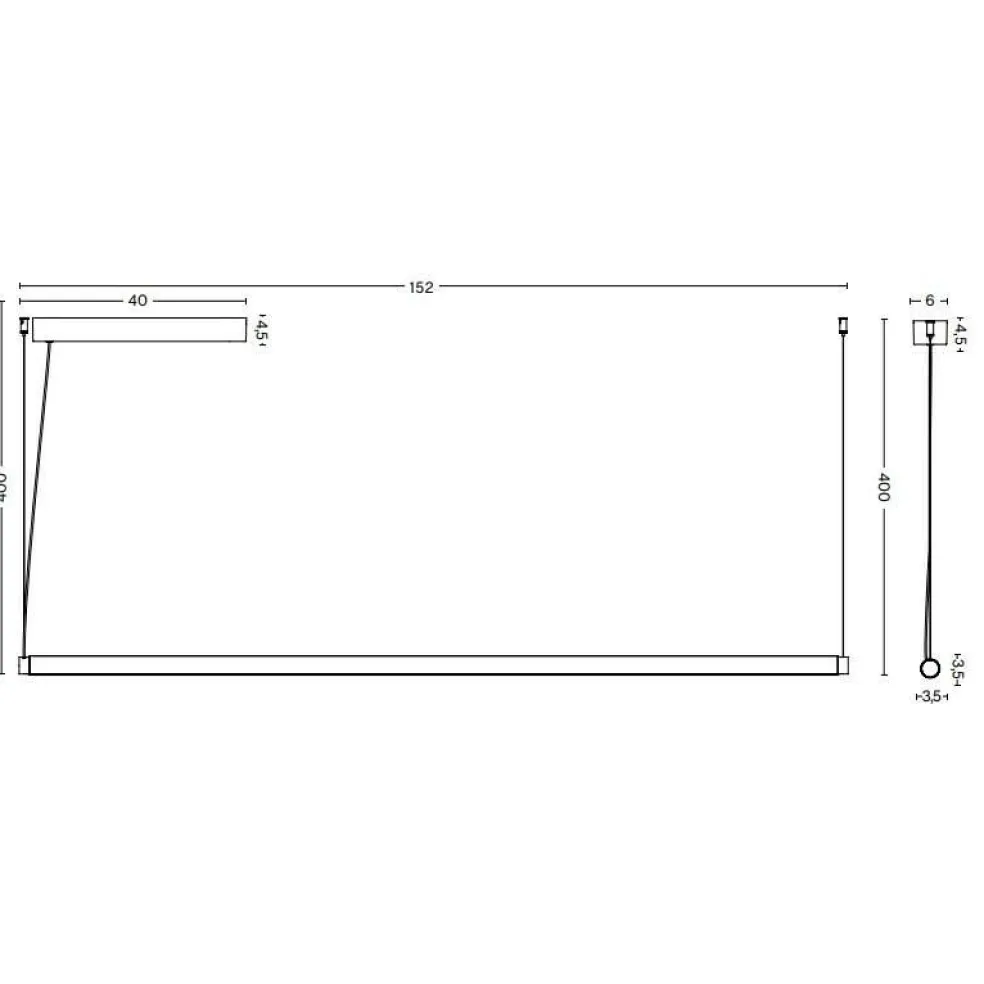Factor Linear Directional LED Pendelleuchte