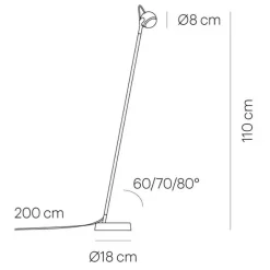 Falling Star LED Stehleuchte
