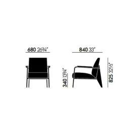 Fauteuil de Salon Prouvé Sessel